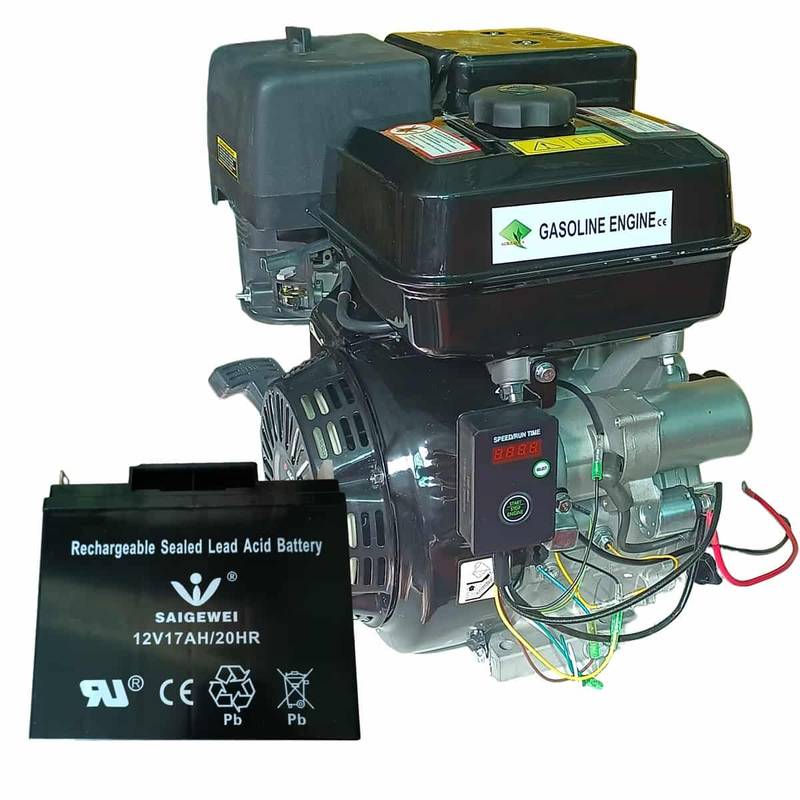 Motore a scoppio 18 hp filtro aria olio e batteria IP460 2 alt=Motore a scoppio 18 hp filtro aria olio e batteria IP460